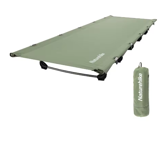 Ultralicht Opklapbaar Campingbed – Draagbaar Slaapbed voor Outdoor, Reizen en Backpacken (150 kg Belastbaar)