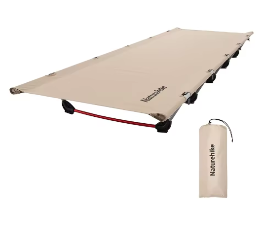 Ultralicht Opklapbaar Campingbed – Draagbaar Slaapbed voor Outdoor, Reizen en Backpacken (150 kg Belastbaar)
