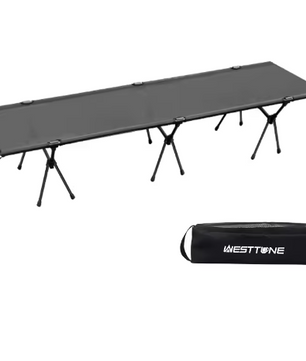 Ultralicht Opvouwbaar Campingbedje – Duurzaam Aluminium en Mesh Ligbed voor Reizen, Kamperen en Backpacken