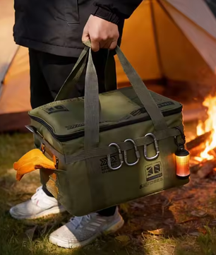 Opvouwbare Camping Opbergdoos 40L – Multifunctionele Outdoor Organizer voor Keukengerei en Uitrusting