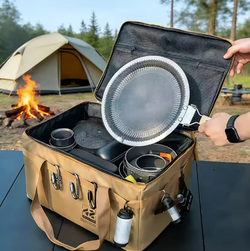 Opvouwbare Camping Opbergdoos 40L – Multifunctionele Outdoor Organizer voor Keukengerei en Uitrusting