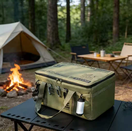 Opvouwbare Camping Opbergdoos 40L – Multifunctionele Outdoor Organizer voor Keukengerei en Uitrusting