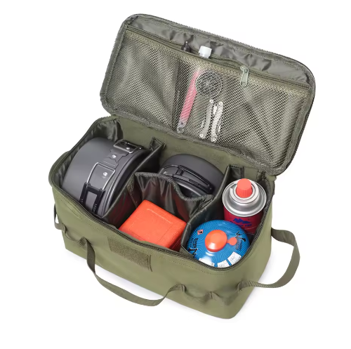 30L Camping Kookgerei Organizer – Multifunctionele Opbergtas voor Outdoor Keuken en Uitrusting