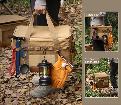 30L Camping Kookgerei Organizer – Multifunctionele Opbergtas voor Outdoor Keuken en Uitrusting