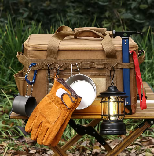 30L Camping Kookgerei Organizer – Multifunctionele Opbergtas voor Outdoor Keuken en Uitrusting