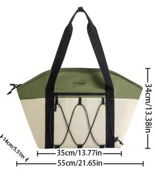 20L Geïsoleerde Lunch Tas – Waterdichte Koeltas voor Outdoor, Camping en Dagelijks Gebruik