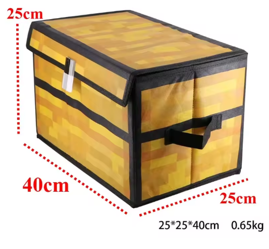 Opvouwbare Opbergdoos met Grote Capaciteit – Stofdichte Organizer voor Kleding, Dekens en Speelgoed met Game Design