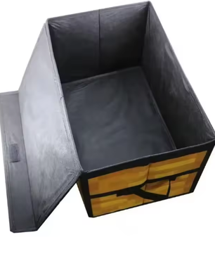Opvouwbare Opbergdoos met Grote Capaciteit – Stofdichte Organizer voor Kleding, Dekens en Speelgoed met Game Design