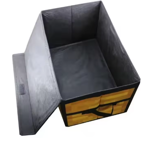 Opvouwbare Opbergdoos met Grote Capaciteit – Stofdichte Organizer voor Kleding, Dekens en Speelgoed met Game Design