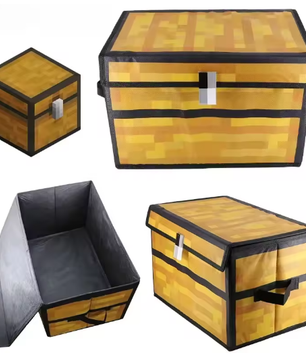 Opvouwbare Opbergdoos met Grote Capaciteit – Stofdichte Organizer voor Kleding, Dekens en Speelgoed met Game Design