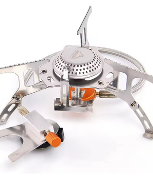 Draagbaar Camping Gasfornuis – Compacte Outdoor Brander met Sterke Vuurkracht voor Kamperen en Picknick