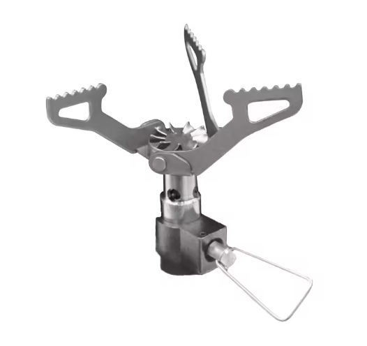 Ultralicht Titanium Camping Gasbrander – Compact Opvouwbaar Zakfornuis voor Outdoor en Backpacken