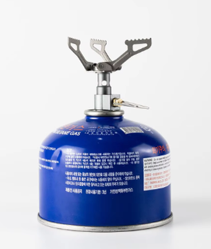 Ultralicht Titanium Camping Gasbrander – Compact Opvouwbaar Zakfornuis voor Outdoor en Backpacken
