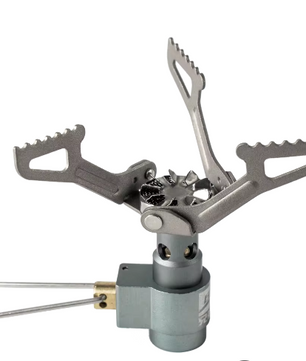 Ultralicht Titanium Camping Gasbrander – Compact Opvouwbaar Zakfornuis voor Outdoor en Backpacken