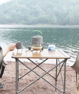 Krachtig Camping Gasfornuis – Vijfkern Brander met Hoge Vuurkracht voor Outdoor en Barbecue