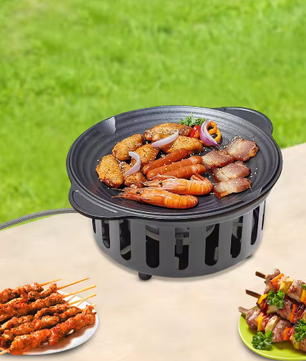 Krachtig Camping Gasfornuis – 7-Core Brander met 21000W en Winddicht Ontwerp voor Outdoor Koken