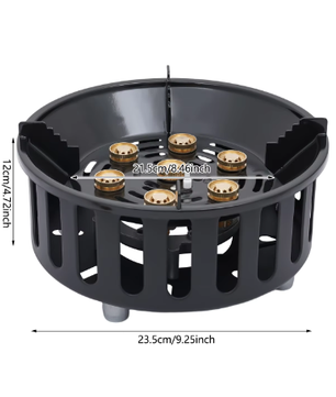 Krachtig Camping Gasfornuis – 7-Core Brander met 21000W en Winddicht Ontwerp voor Outdoor Koken