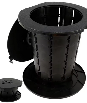 Draagbaar Opvouwbaar Camping Toilet – In Hoogte Verstelbaar Reistoilet met Comfortabele Zitting