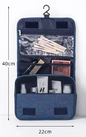 Opvouwbare Hangende Toilettas – Reis Make-up Organizer met Meerdere Vakken voor Badkamer en Reizen