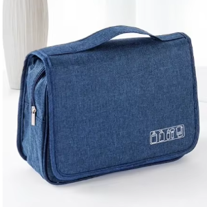 Opvouwbare Hangende Toilettas – Reis Make-up Organizer met Meerdere Vakken voor Badkamer en Reizen