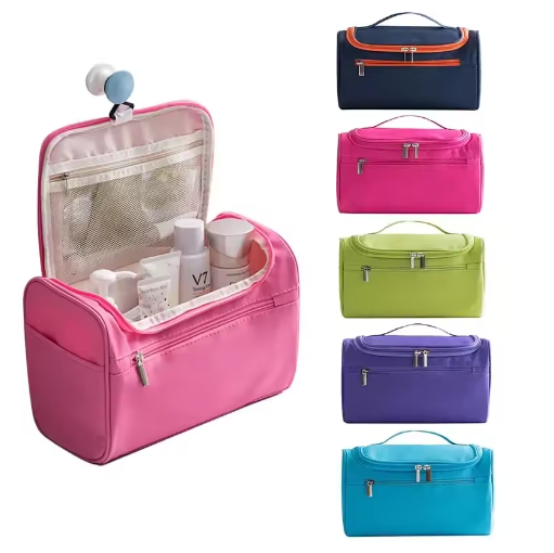 Grote Waterdichte Toilettas – Ruime Cosmetische Organizer voor Reizen en Dagelijks Gebruik