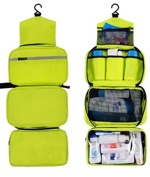 Hangende Toilettas – Grote Waterdichte Make-up Organizer met Haak voor Reizen en Badkamer