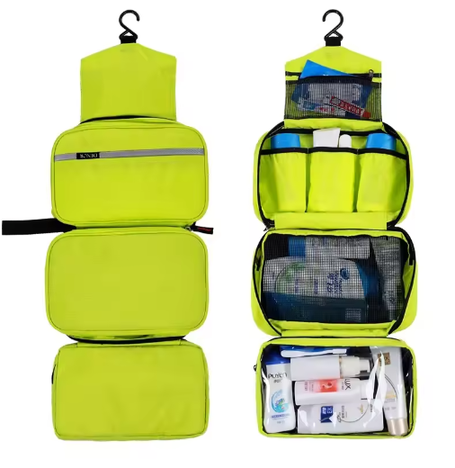Hangende Toilettas – Grote Waterdichte Make-up Organizer met Haak voor Reizen en Badkamer
