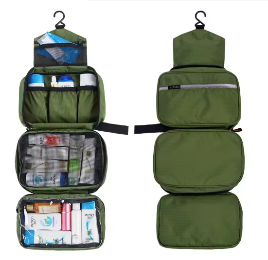 Hangende Toilettas – Grote Waterdichte Make-up Organizer met Haak voor Reizen en Badkamer