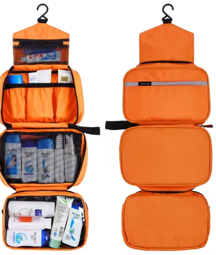 Hangende Toilettas – Grote Waterdichte Make-up Organizer met Haak voor Reizen en Badkamer
