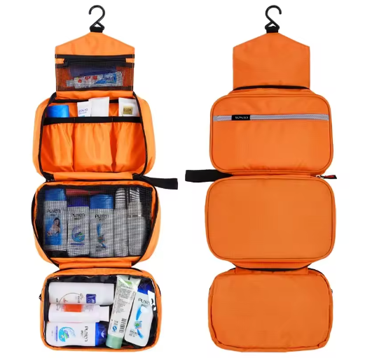 Hangende Toilettas – Grote Waterdichte Make-up Organizer met Haak voor Reizen en Badkamer