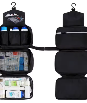 Hangende Toilettas – Grote Waterdichte Make-up Organizer met Haak voor Reizen en Badkamer