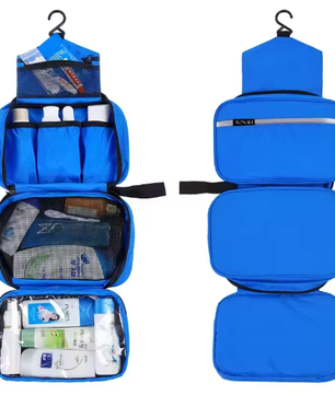 Hangende Toilettas – Grote Waterdichte Make-up Organizer met Haak voor Reizen en Badkamer