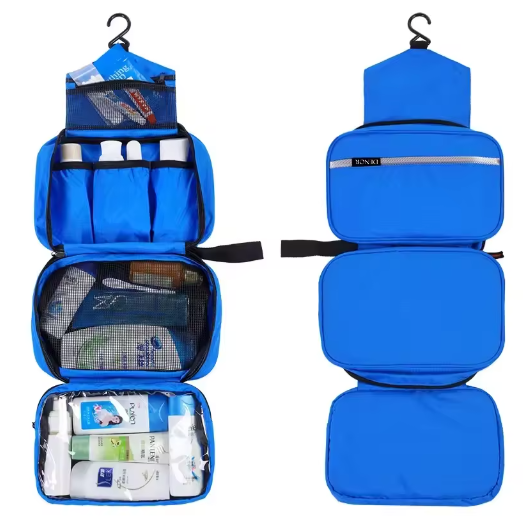 Hangende Toilettas – Grote Waterdichte Make-up Organizer met Haak voor Reizen en Badkamer