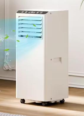 Draagbare Airconditioner 9000 BTU – 3-in-1 Mobiele Airco met Ontvochtiger, Ventilator en Afstandsbediening