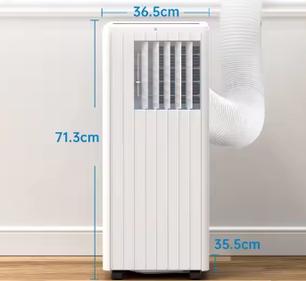 Mobiele Airconditioner 9000 BTU – 3-in-1 Airco met Ontvochtiging, Ventilator en Uitlaatset