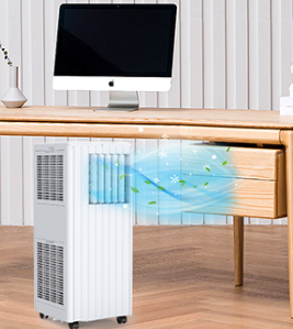 Mobiele Airconditioner 9000 BTU – 3-in-1 Airco met Ontvochtiging, Ventilator en Uitlaatset