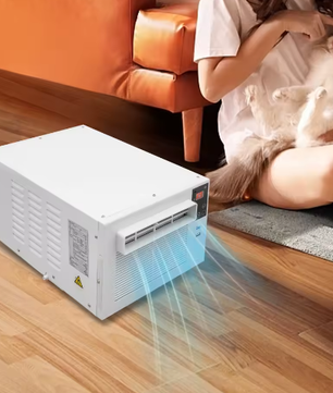 Draagbare Mini Airconditioner 280W – Compacte 3-in-1 Luchtkoeler met Afstandsbediening en Timer