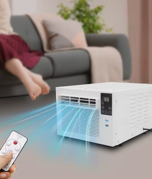Draagbare Mini Airconditioner 280W – Compacte 3-in-1 Luchtkoeler met Afstandsbediening en Timer