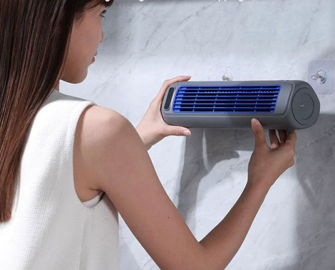 Draagbare Mini Airconditioner Ventilator – 3 Snelheden, Stil en Oplaadbaar