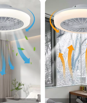 Plafondventilator met Verlichting – Smart Dimbaar, Stil, 6 Snelheden en Afstandsbediening