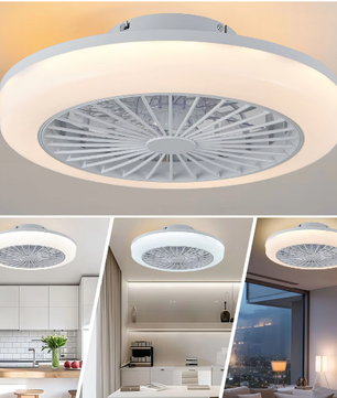 Plafondventilator met Verlichting – Smart Dimbaar, Stil, 6 Snelheden en Afstandsbediening