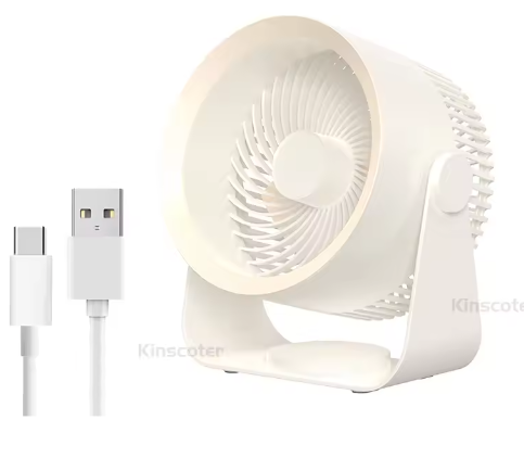 Draagbare Ventilator Luchtcirculator – Draadloos, Stil, Oplaadbaar en Multifunctioneel
