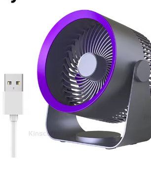 Draagbare Ventilator Luchtcirculator – Draadloos, Stil, Oplaadbaar en Multifunctioneel