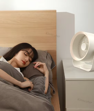 Draagbare Ventilator Luchtcirculator – Draadloos, Stil, Oplaadbaar en Multifunctioneel