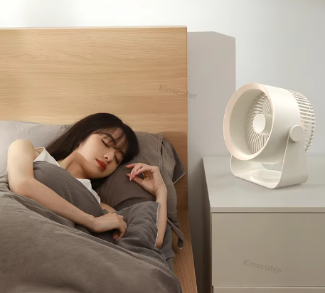 Draagbare Ventilator Luchtcirculator – Draadloos, Stil, Oplaadbaar en Multifunctioneel