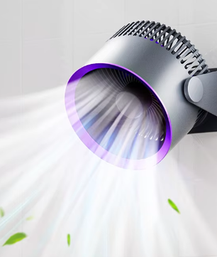 Draagbare Ventilator Luchtcirculator – Draadloos, Stil, Oplaadbaar en Multifunctioneel