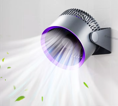 Draagbare Ventilator Luchtcirculator – Draadloos, Stil, Oplaadbaar en Multifunctioneel
