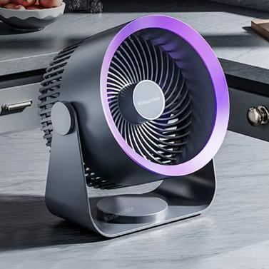Draagbare Ventilator Luchtcirculator – Draadloos, Stil, Oplaadbaar en Multifunctioneel