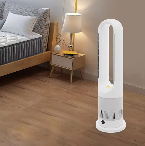 Bladloze Ventilator met Verwarming – 2-in-1 Koelen en; Verwarmen, Stil met Afstandsbediening en Timer