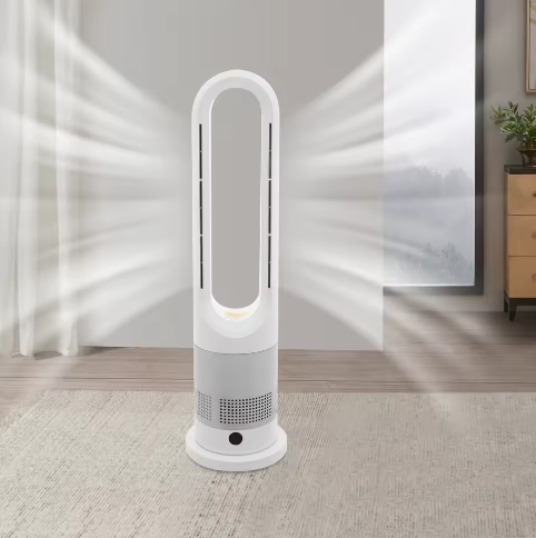 Bladloze Ventilator met Verwarming – 2-in-1 Koelen en; Verwarmen, Stil met Afstandsbediening en Timer
